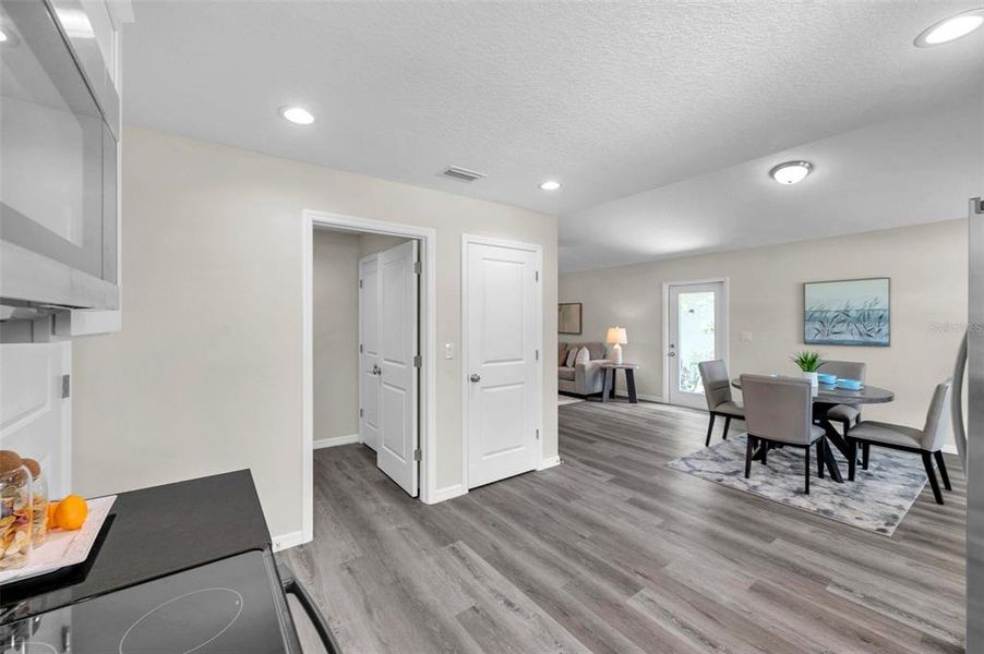 Furnished interior view inside a new home in , Clearwater (Image 24). Furnished interior view inside a new home in , Clearwater (Image 24).