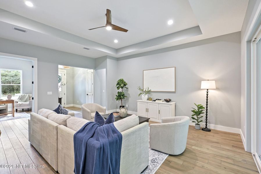 Furnished interior view inside a new home in , Jacksonville (Image 11).