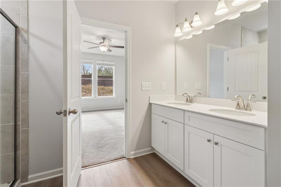 Furnished interior view inside a new home in Abbotts Crossing, Conyers (Image 10).