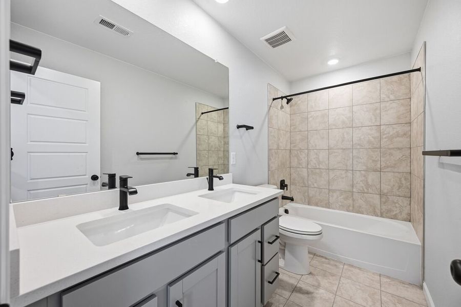 Furnished interior view inside a new home in Macanta, Castle Rock (Image 8).