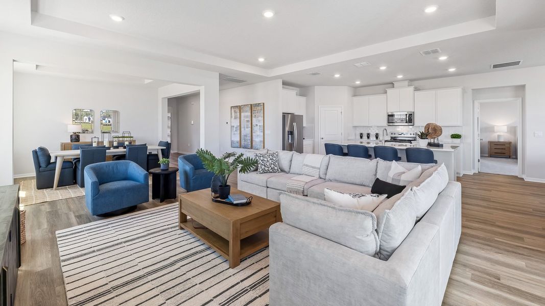 Representative furnished interior of a home built from the Camden by D.R. Horton in Solera at Lakewood Ranch, Lakewood Ranch (Image 7).