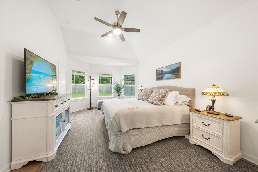Furnished interior view inside a new home in Pinewood at Grand Texas, New Caney (Image 30).