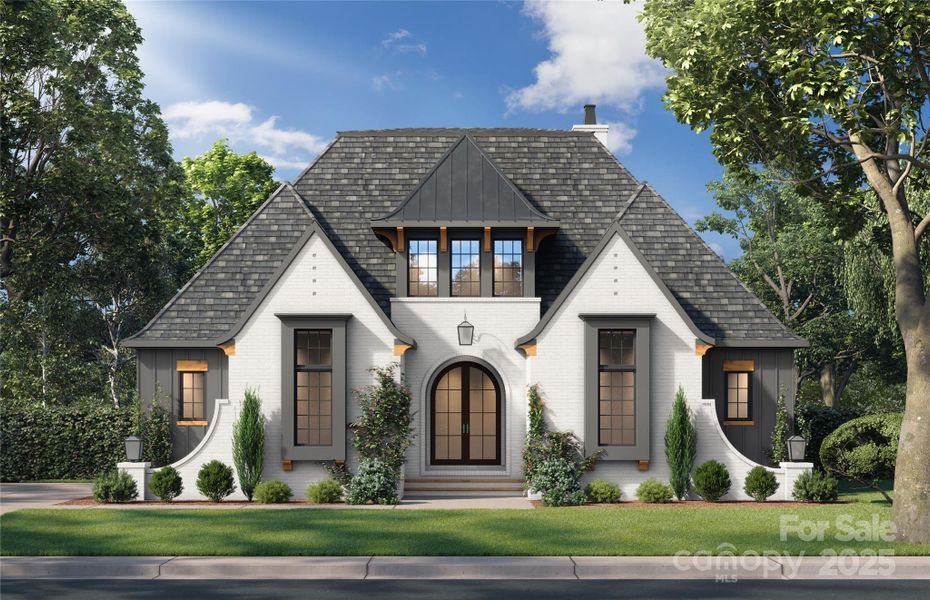 Front exterior of a new home in , Sherrills Ford, NC, highlighting curb appeal (Image 1).