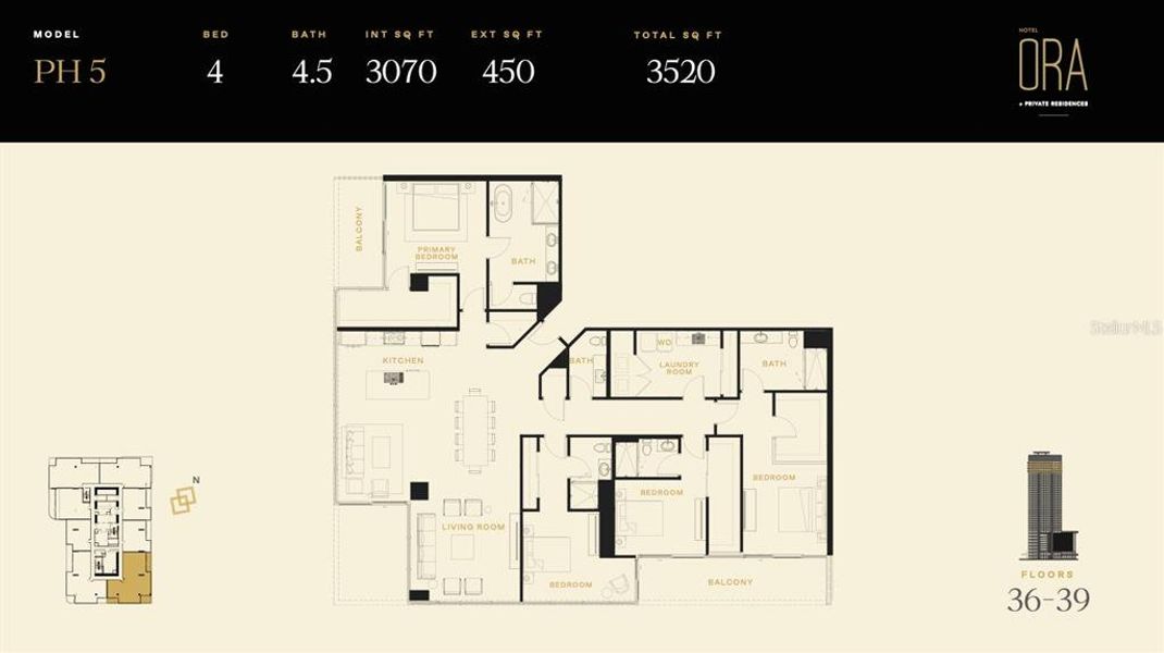 2D floor plan layout of this home in , Tampa, FL (Image 2).