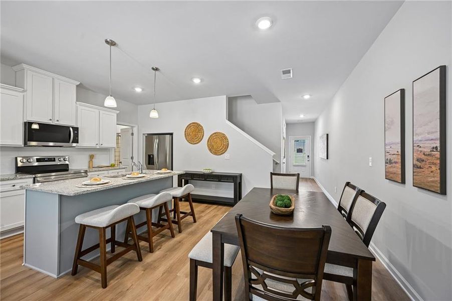 Furnished interior view inside a new home in , Lithonia (Image 6).