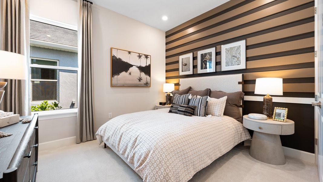 Representative furnished interior of a home built from the Cresta by Taylor Morrison in Esplanade at St. Marys, St. Marys (Image 13).
