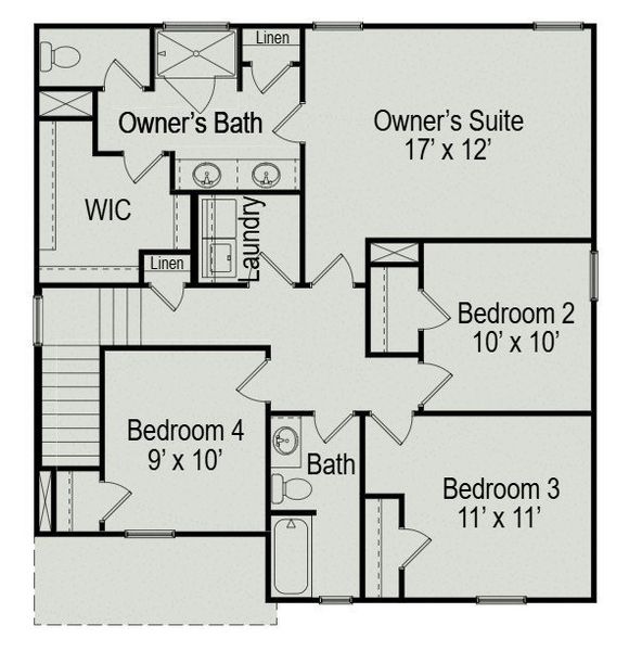 2D floor plan layout of this home in Cantigny Park, Clarksville, TN (Image 3). 2D floor plan layout of this home in Cantigny Park, Clarksville, TN (Image 3).