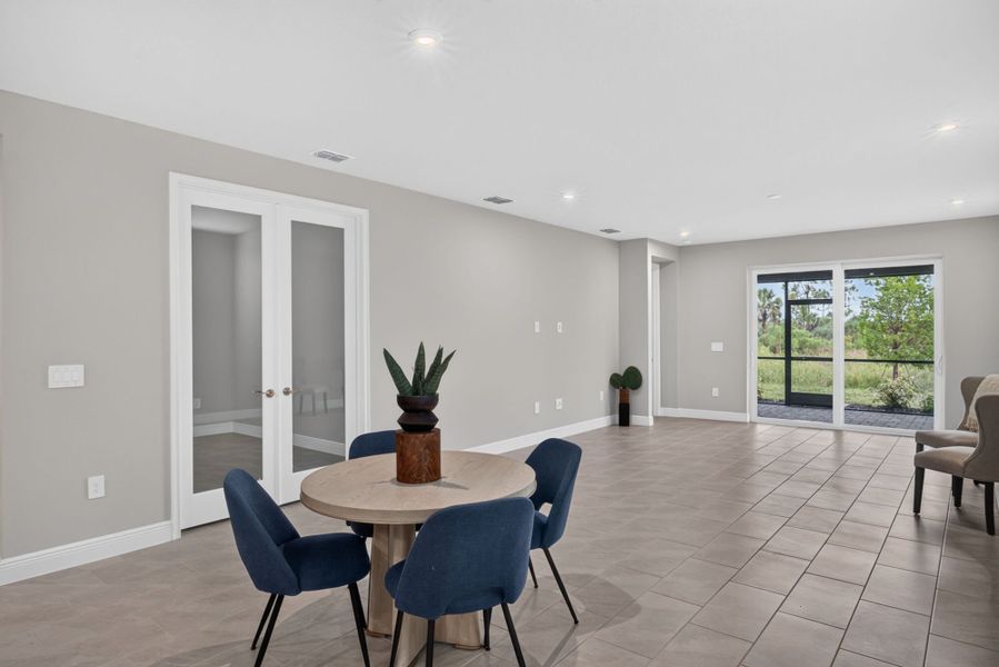 Furnished interior view inside a new home in Wellen Park, Venice (Image 5).