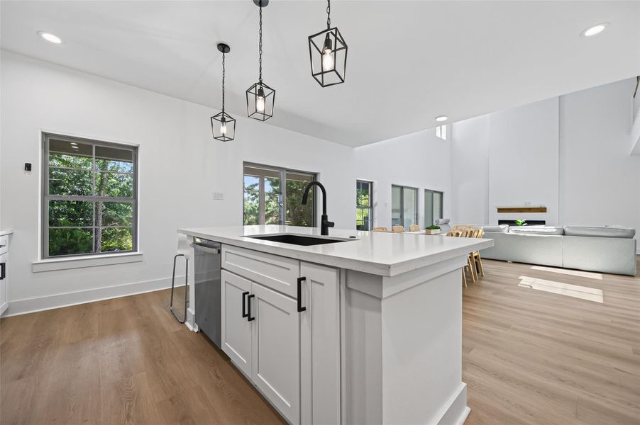 Furnished interior view inside a new home in , Conroe (Image 19).
