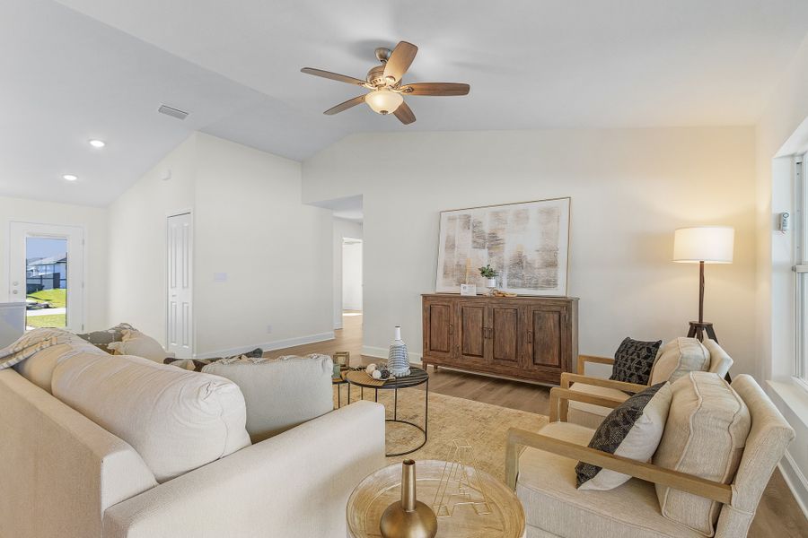 Representative furnished interior of a home built from the The Paradise Cove by Sunlife Homes LLC in Cape Coral, Cape Coral (Image 12).