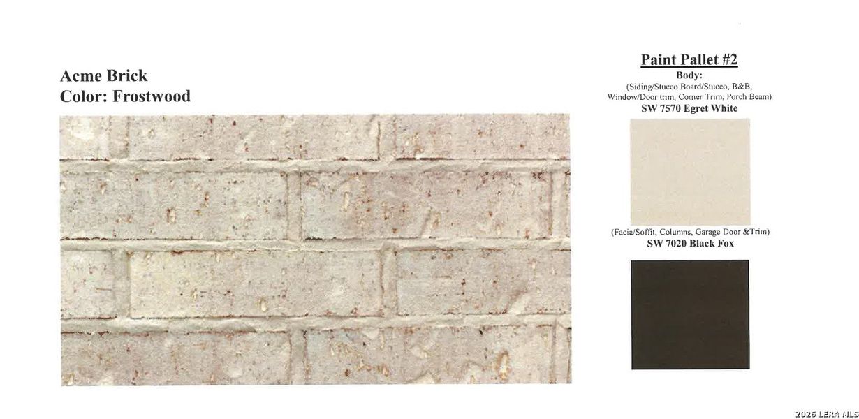 Sample of building materials used in homes in Summerlin, San Antonio (Image 4).