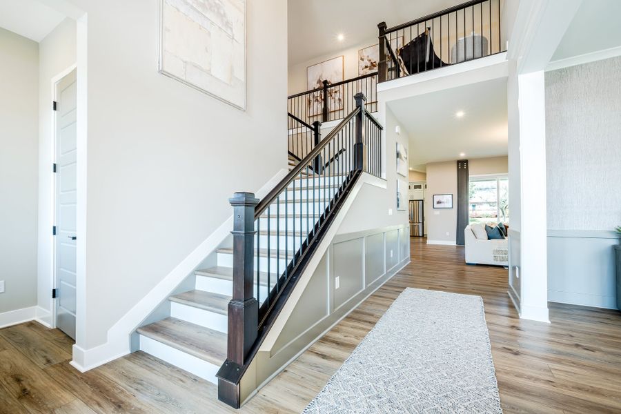 Representative furnished interior of a home built from the Beckett by Fischer Homes in Veranda Manor, Canton (Image 12).