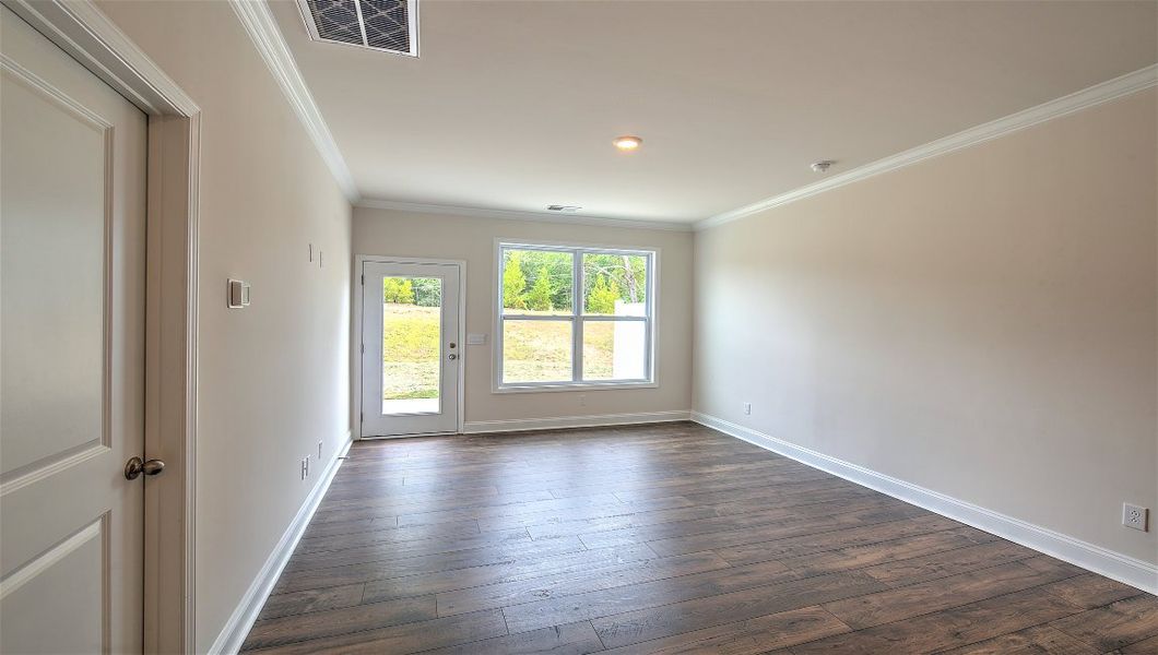 Representative unfurnished interior of a home built from the Savannah by D.R. Horton in Pleasant Grove, Weaverville (Image 15).