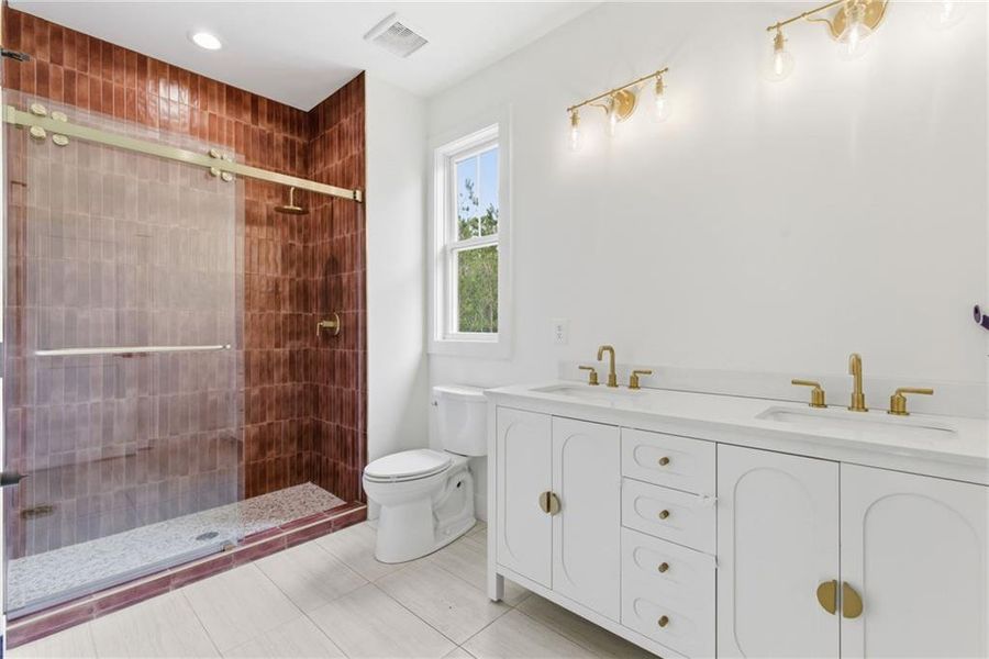 Furnished interior view inside a new home in , Newnan (Image 17).