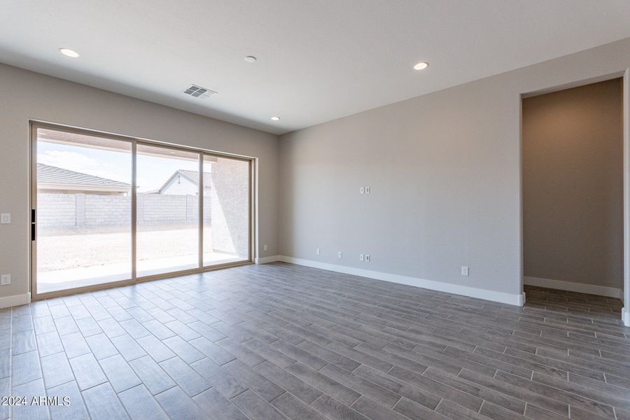 Sliding Glass Door at Great Room