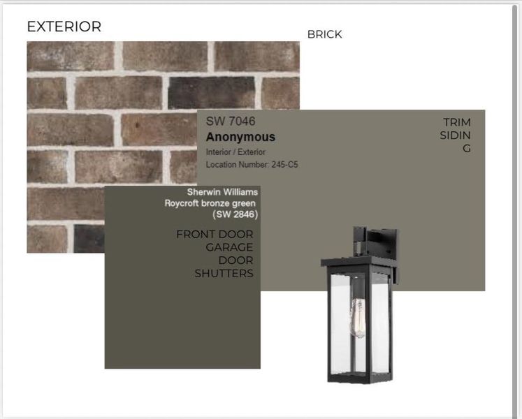 Sample of building materials used in homes in White Oak, Arlington (Image 5). Sample of building materials used in homes in White Oak, Arlington (Image 5).