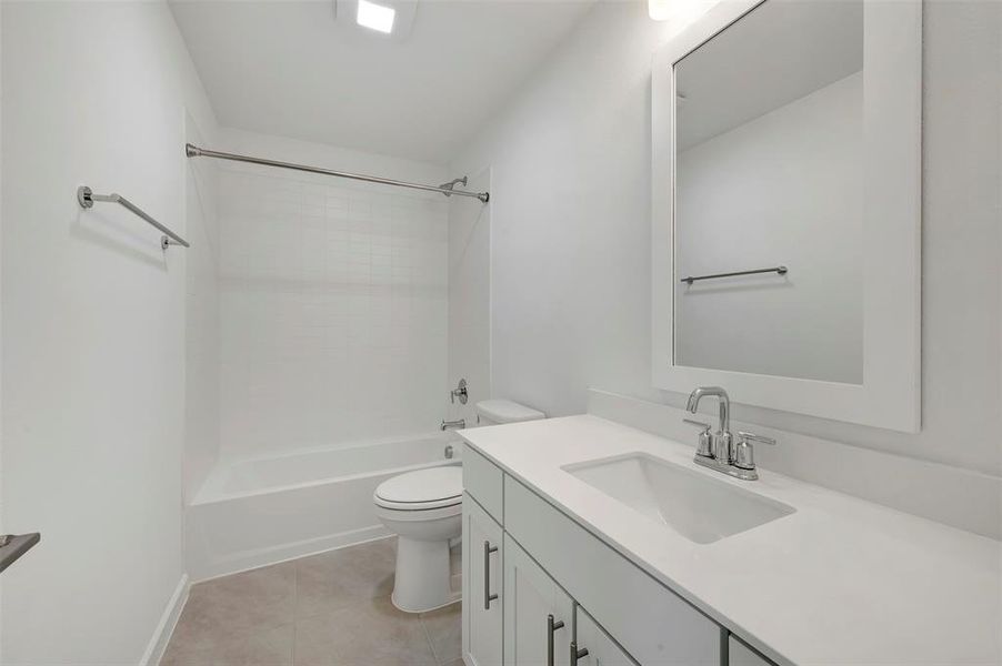 Furnished interior view inside a new home in Aspire at Reunion, Newark (Image 15).