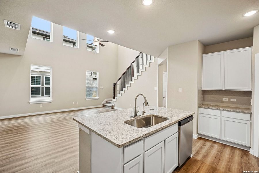 Furnished interior view inside a new home in Willow Point, San Antonio (Image 9). Furnished interior view inside a new home in Willow Point, San Antonio (Image 9).