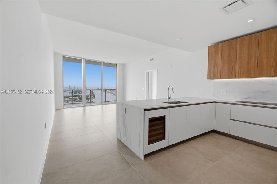 Furnished interior view inside a new home in , Miami (Image 6).