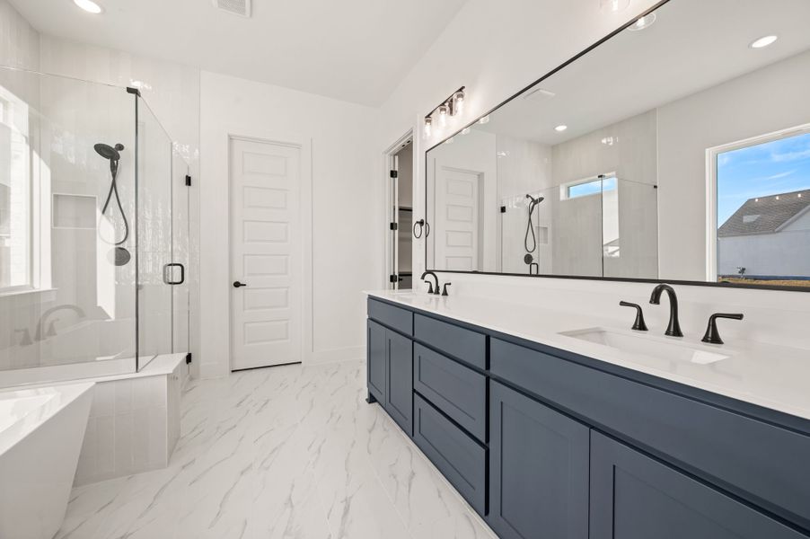 Furnished interior view inside a new home in Parks of Aledo, Aledo (Image 14).