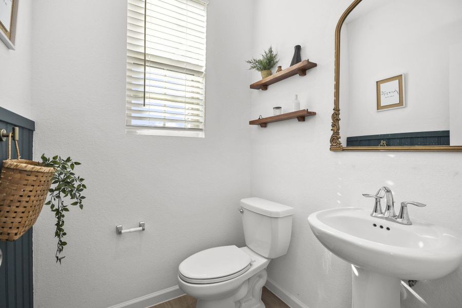 Furnished interior view inside a new home in Sunterra: Avante Collection, Katy (Image 8).