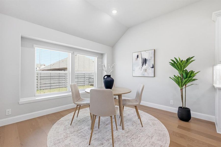 Furnished interior view inside a new home in Union Park, Little Elm (Image 6). Furnished interior view inside a new home in Union Park, Little Elm (Image 6).