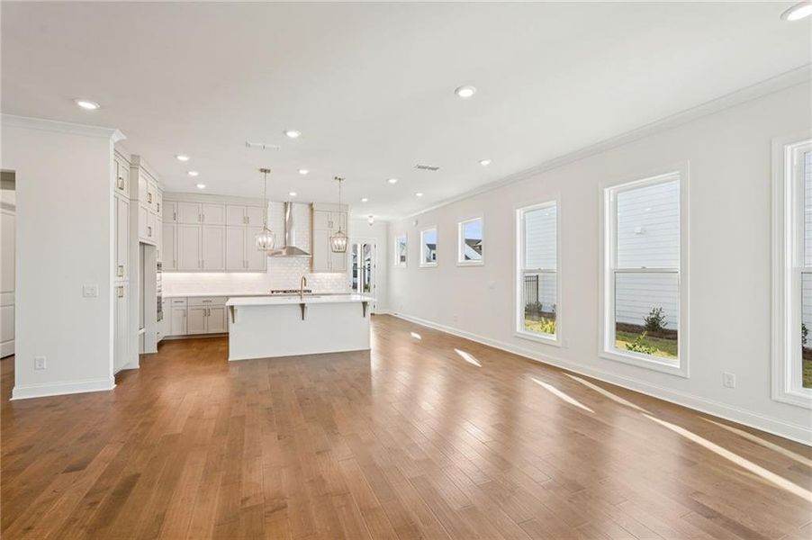 Spacious, unfurnished interior of a new home in Promenade at Sawnee Village, Cumming (Image 48).