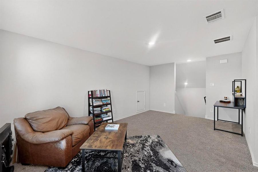 Furnished interior view inside a new home in , Providence Village (Image 34). Furnished interior view inside a new home in , Providence Village (Image 34).