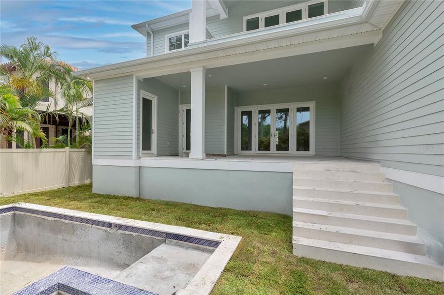 Exterior details and patio area of a home in , Tampa (Image 31). Exterior details and patio area of a home in , Tampa (Image 31).