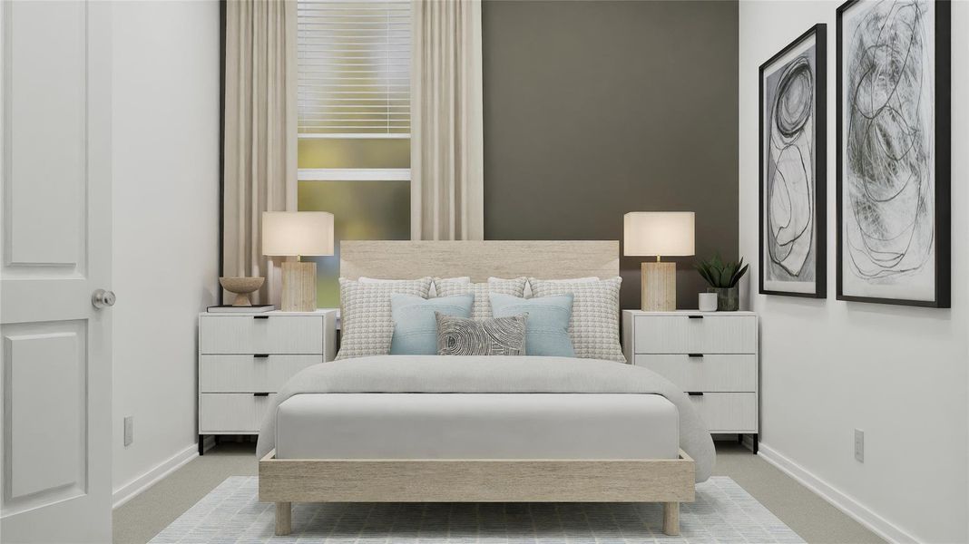 Furnished interior view inside a new home in Lively Ranch, Georgetown (Image 6).