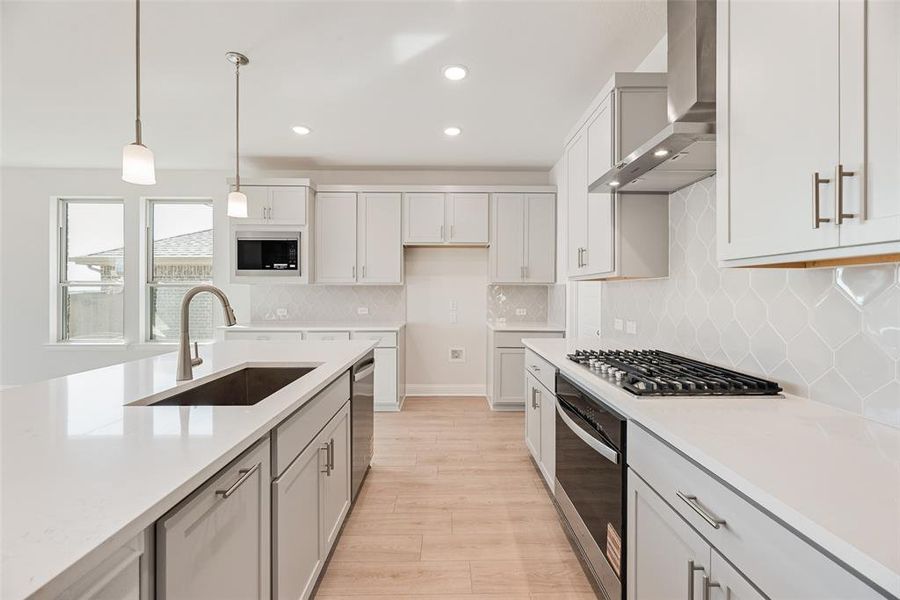 Furnished interior view inside a new home in Villages of Hurricane Creek, Anna (Image 14). Furnished interior view inside a new home in Villages of Hurricane Creek, Anna (Image 14).