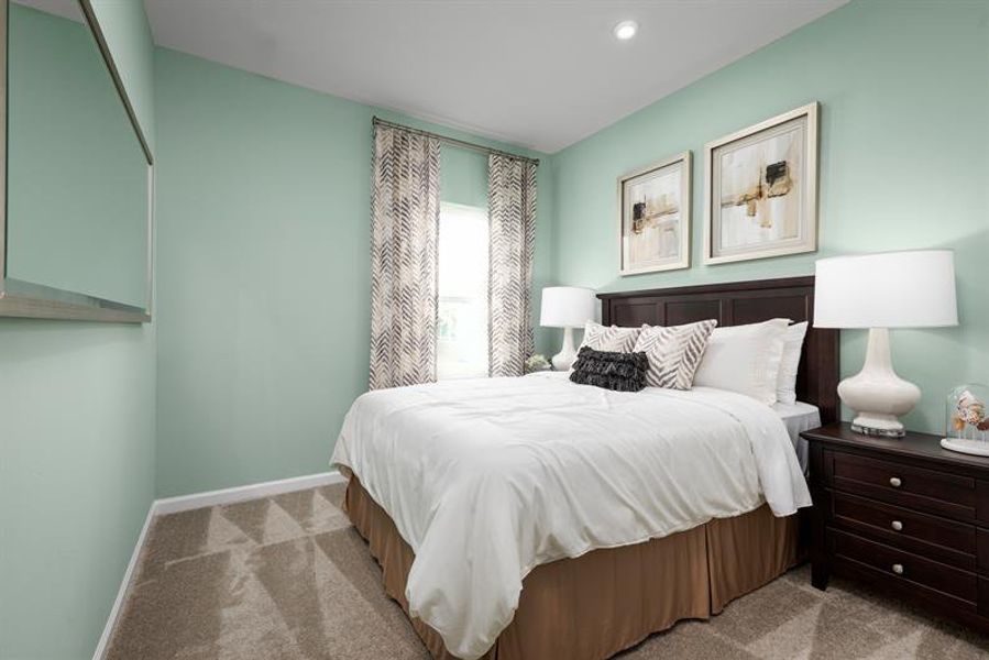 Representative furnished interior of a home built from the Peterson Cove by Ryan Homes in Morningside Reserve, Leesburg (Image 11).