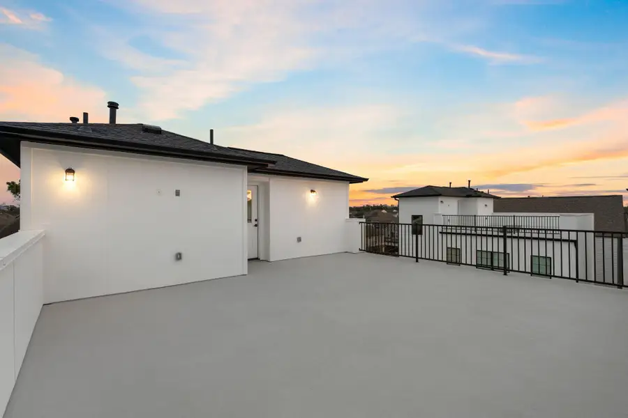 Exterior details and patio area of a home in , Houston (Image 3).