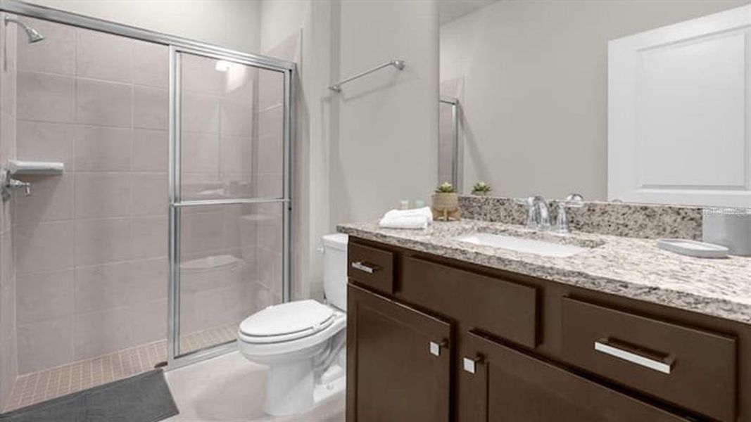 Furnished interior view inside a new home in , Clermont (Image 10).