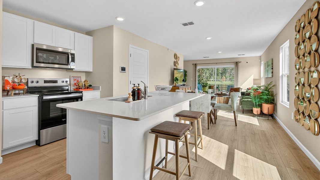 Furnished interior in a model home at Trout River in Jacksonville (Image 14).