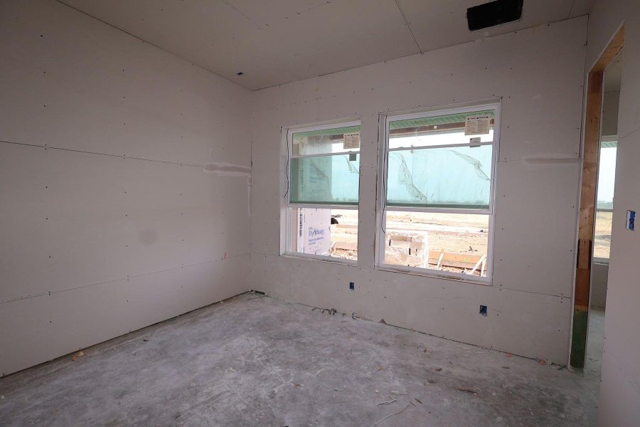 In-progress construction of a new home in Jubilee - Cottages Row Collection, Hockley, TX (Image 5).