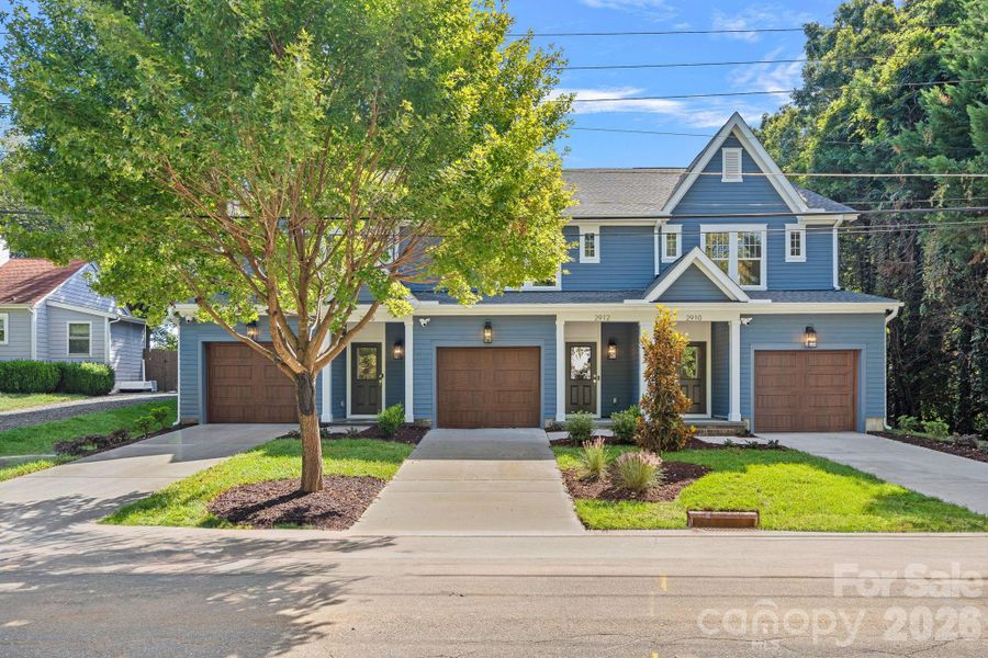 Front exterior of a new home in , Charlotte, NC, highlighting curb appeal (Image 23). Front exterior of a new home in , Charlotte, NC, highlighting curb appeal (Image 23).