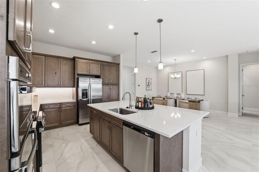 Furnished interior view inside a new home in Valencia Ridge, Wesley Chapel (Image 25).