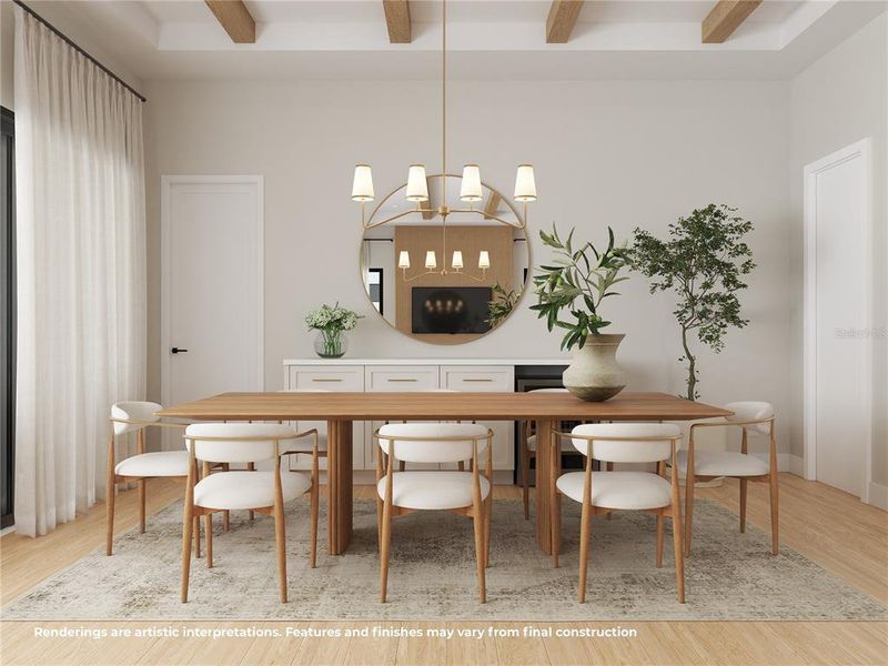 Furnished interior view inside a new home in , Winter Park (Image 7).