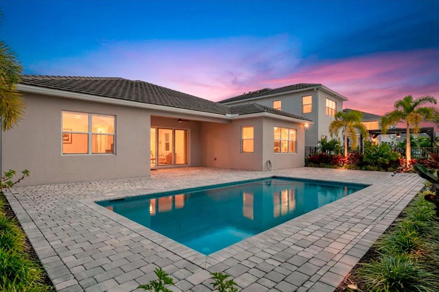 Exterior details and patio area of a home in , The Acreage (Image 26).