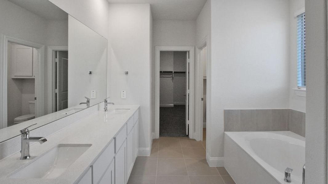 Furnished interior view inside a new home in The Landing at Hidden Lakes, McKinney (Image 6).