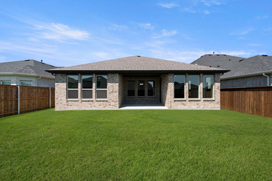 Front exterior of a new home in Discovery Collection at Bridgewater, Midlothian, TX, highlighting curb appeal (Image 16).