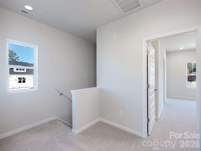 Spacious, unfurnished interior of a new home in Ruby Dixon Crossing, Gastonia (Image 11). Spacious, unfurnished interior of a new home in Ruby Dixon Crossing, Gastonia (Image 11).