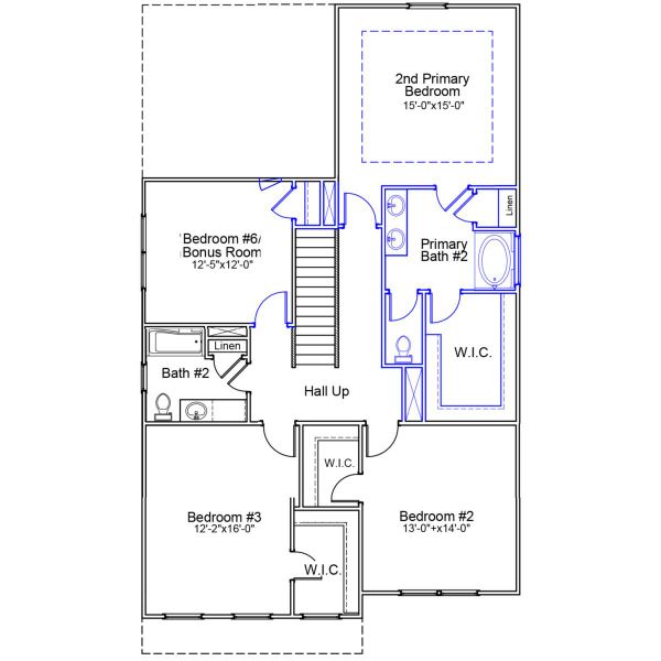 2D floor plan layout of this home in Ellington, Elgin, SC (Image 3).