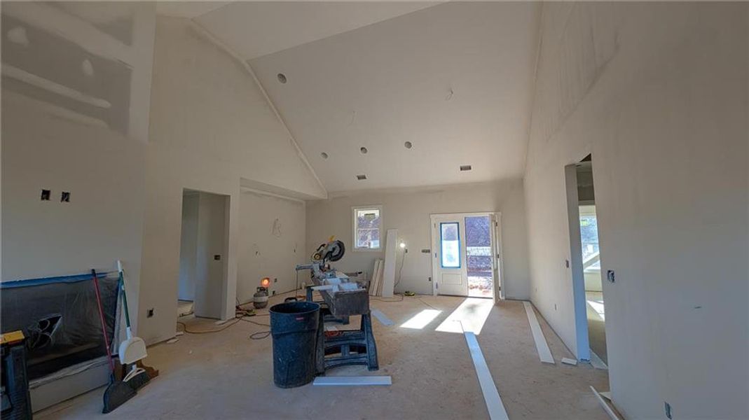 In-progress construction of a new home in , Rockmart, GA (Image 18).