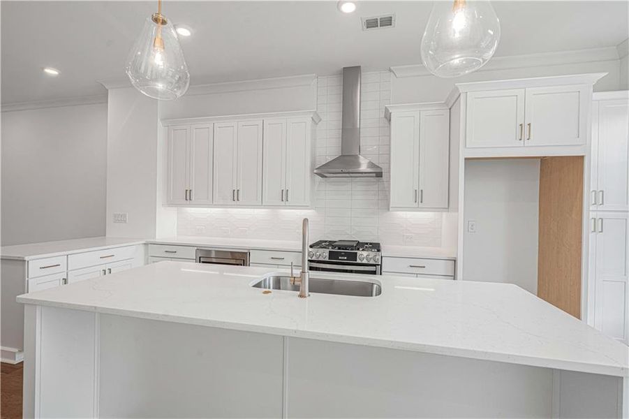 Furnished interior view inside a new home in Waterhaven, Cumming (Image 20).