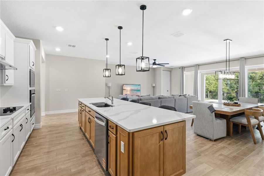 Furnished interior view inside a new home in Amelia Groves, St. Cloud (Image 13).