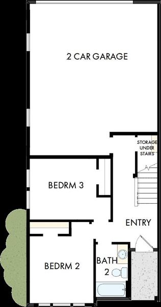 2D floor plan layout of this home in Westwood Reserve, Charlotte, NC (Image 5). 2D floor plan layout of this home in Westwood Reserve, Charlotte, NC (Image 5).