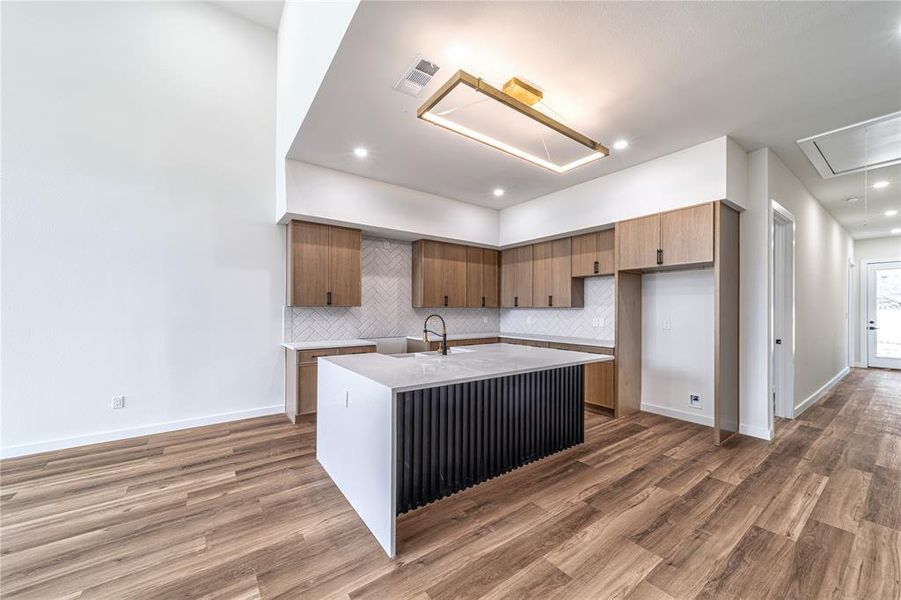 Furnished interior view inside a new home in , Dallas (Image 13).