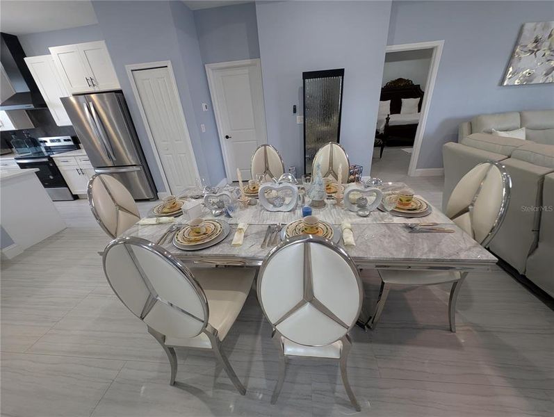 Furnished interior view inside a new home in , Poinciana (Image 43).